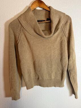 Jeanne Pierre Cotton Cowl-Neck Sweater Women’s Medium